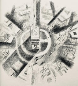 Robert Delaunay, La place de l'Étoile (Habasque 720-728), Allo! Paris!, Limited Edition