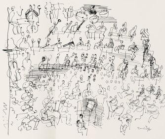 Raoul Dufy, Dessin, Lettre à mon peintre Raoul Dufy, Limited Edition Lithograph