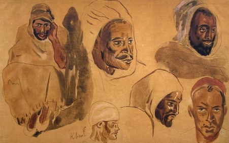 Eugène Delacroix, Composition, Trente et un Dessins et Aquarelles du Maroc, Limited Edition