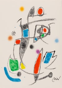Joan Miró, Composition (Mourlot, 1051-1072), Maravillas con Variaciones acrósticas en el
