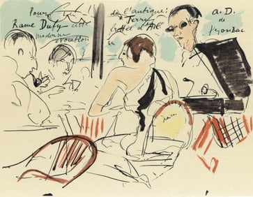André Dunoyer de Segonzac, Composition, Lettre à mon peintre Raoul Dufy, Limited Edition