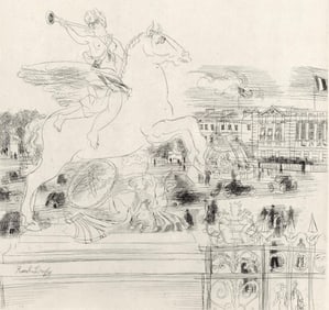 Raoul Dufy, Les Champs-Élysées, Place de la Concorde, A La gloire à Paris, Limited