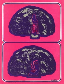 Larry Rivers, A Hut can be a Hairdo, Art in America, Limited Edition Lithograph