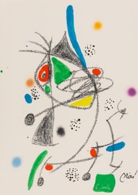 Joan Miró, Composition (Mourlot, 1051-1072), Maravillas con Variaciones acrósticas en el