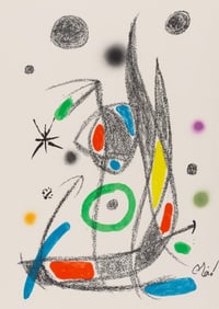 Joan Miró, Composition (Mourlot, 1051-1072), Maravillas con Variaciones acrósticas en el
