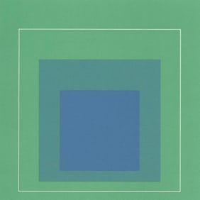 Josef Albers, Homage to the Square, Josef Albers: White Line Squares, Limited Edition Lithograph