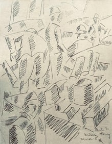 Fernand Léger, Sur La Route De Fleury: Sapeurs Au Travail, Fernand Léger, Dessins de