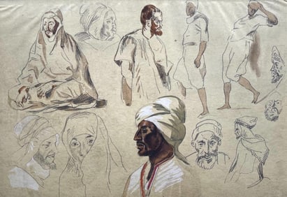 Eugène Delacroix, Composition, Trente et un Dessins et Aquarelles du Maroc, Limited Edition