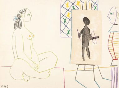 Pablo Picasso, Composition, Picasso and the Human Comedy, Verve: Revue Artistique et Litté