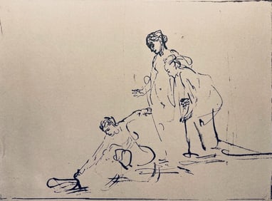 Rembrandt van Rijn, Moses Taken from the River, Limited Edition Collotype
