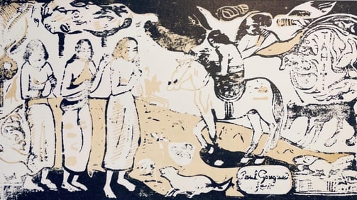 Paul Gauguin, Change of Residence (Changement de résidence), Limited Edition Woodcut