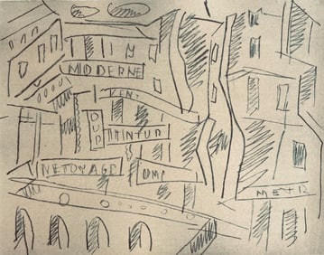 Fernand Léger, Verdun: La Place d'Armes, Fernand Léger, Dessins de Guerre, Limited Edition