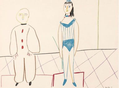 Pablo Picasso, Composition, Picasso and the Human Comedy, Verve: Revue Artistique et Litté