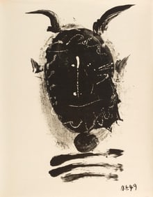 Pablo Picasso, Composition (Bloch 605-608; Mourlot 177; Reuße 519-522), Elegy of Ihpetonga,