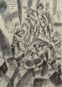 Fernand Léger, Sur La Route De Fleury: Les Deux Tués, Fernand Léger, Dessins de