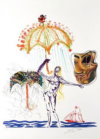 Salvador Dalí, Antiombrelle à atomiseurs de liquides (M/L 822-831; Field 75-13),