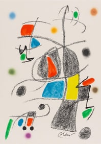Joan Miró, Composition (Mourlot, 1051-1072), Maravillas con Variaciones acrósticas en el