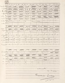 Francis Poulenc, Composition, Les Biches, Limited Edition Lithograph