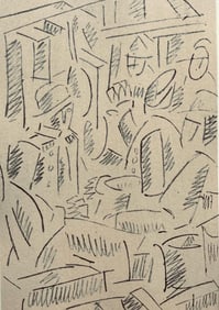 Fernand Léger, Soldats Jouant Aux Cartes, Fernand Léger, Dessins de Guerre, Limited