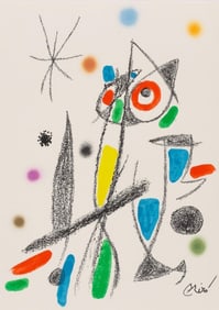 Joan Miró, Composition (Mourlot, 1051-1072), Maravillas con Variaciones acrósticas en el