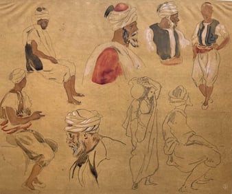 Eugène Delacroix, Composition, Trente et un Dessins et Aquarelles du Maroc, Limited Edition