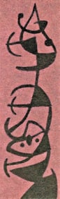 Joan Miró, Composition, Miró, Oiseau Solaire, Oiseau Lunaire, Étincelles, Limited
