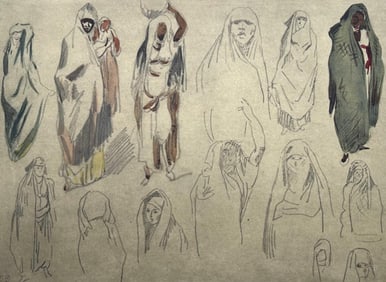 Eugène Delacroix, Composition, Trente et un Dessins et Aquarelles du Maroc, Limited Edition