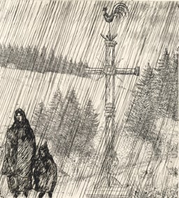 Jean Émile Laboureur, Composition, Alternance, Limited Edition Etching