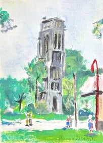 Maurice Utrillo, à la Comédie Française, Paris Capitale, Limited Edition Lithograph