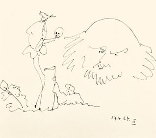 Pablo Picasso, Shakespeare II (Bloch 1197), Picasso-Aragon Shakespeare, Limited Edition Lithograph