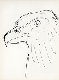 Pablo Picasso, Tête d'aigle (Cramer No. 84), 40 dessins de Picasso en marge du Buffon, Limited