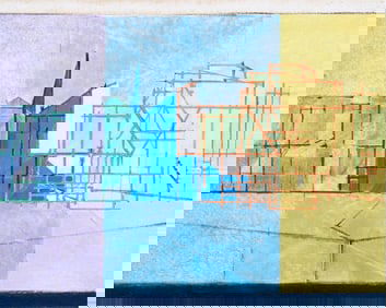 Jacques Villon, Composition (Ginestet/Pouillon 65-72), Jacques Villon, Huit lithographies, Limited