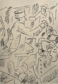 Fernand Léger, Soldats Jouant Aux Cartes, Fernand Léger, Dessins de Guerre, Limited