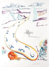 Salvador Dalí, Espace-temps en fusion (M/L 822-831; Field 75-13), Imaginations et Objets du