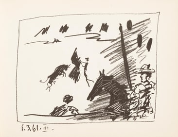 Pablo Picasso, Jeu de la cape (Bloch 1014-47; Cramer 113), A Los Toros Avec Picasso, Limited Edition