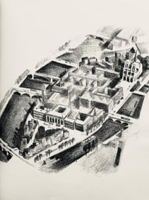 Robert Delaunay, La Cité (Habasque 720-728), Allo! Paris!, Limited Edition Lithograph