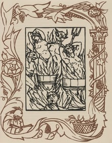 Émile Bernard, Composition (Morane, No. 100), Les Petites Fleurs de St. Françoise, Limited