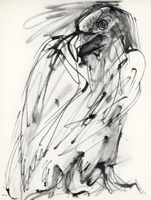 Pablo Picasso, Un aigle (Cramer No. 84), 40 dessins de Picasso en marge du Buffon, Limited Edition