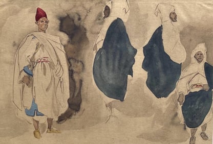 Eugène Delacroix, Composition, Trente et un Dessins et Aquarelles du Maroc, Limited Edition