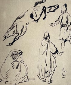 Eugène Delacroix, Composition, Trente et un Dessins et Aquarelles du Maroc, Limited Edition