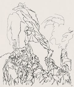 Jacques Villon, Composition (Ginestet/Pouillon 42-64), Hésiode, Les Travaux et les Jours,