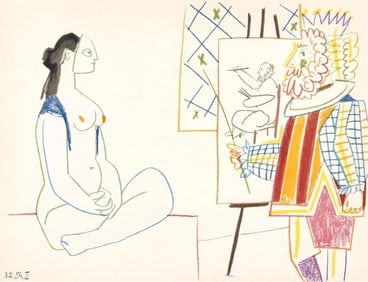 Pablo Picasso, Composition, Picasso and the Human Comedy, Verve: Revue Artistique et Litté