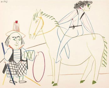 Pablo Picasso, Composition, Picasso and the Human Comedy, Verve: Revue Artistique et Litté