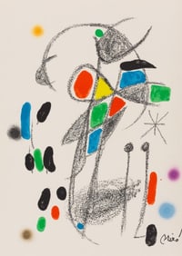 Joan Miró, Composition (Mourlot, 1051-1072), Maravillas con Variaciones acrósticas en el