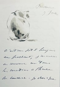 Édouard Manet, Composition, Édouard Manet, Letters with Aquarelles, Limited Edition