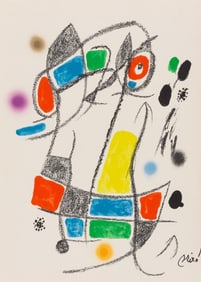 Joan Miró, Composition (Mourlot, 1051-1072), Maravillas con Variaciones acrósticas en el