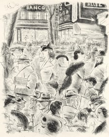Chas Laborde, Les Boulevards, A La gloire à Paris, Limited Edition Etching