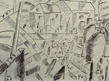 Fernand Léger, Paysage En Argonne, Fernand Léger, Dessins de Guerre, Limited Edition