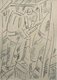 Fernand Léger, Les Foreurs, Fernand Léger, Dessins de Guerre, Limited Edition Lithograph