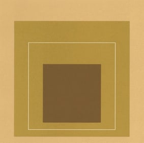 Josef Albers, Homage to the Square, Josef Albers: White Line Squares, Limited Edition Lithograph